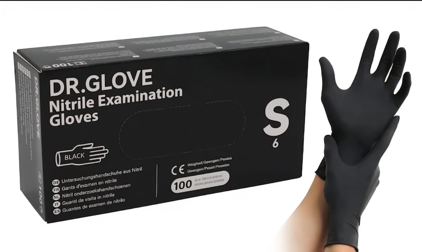 Gants nitril noir Dr.Glove