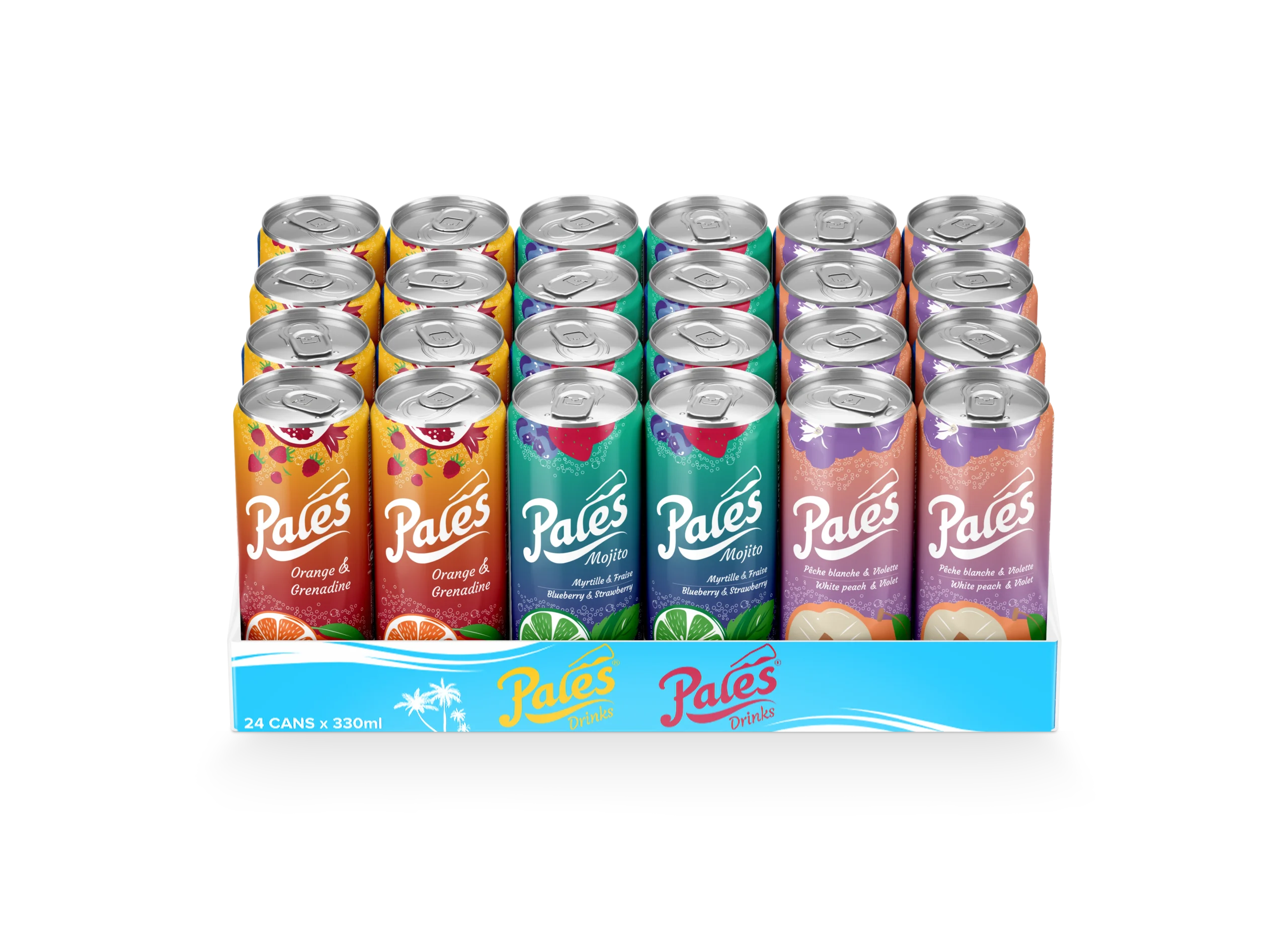 Pales - Plateau découverte - 3x8 canettes