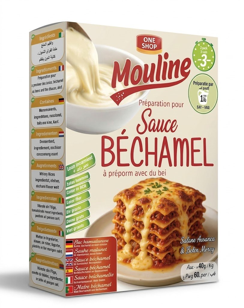 Prépa BECHAMEL 80g pour 1L