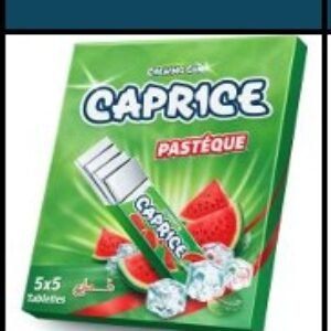 CAPRICE Chewing Gum PASTEQUE Tablette 5x5