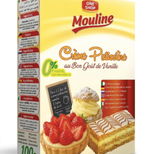 Préparation Crème Pâtissière Goût Vanille 100g