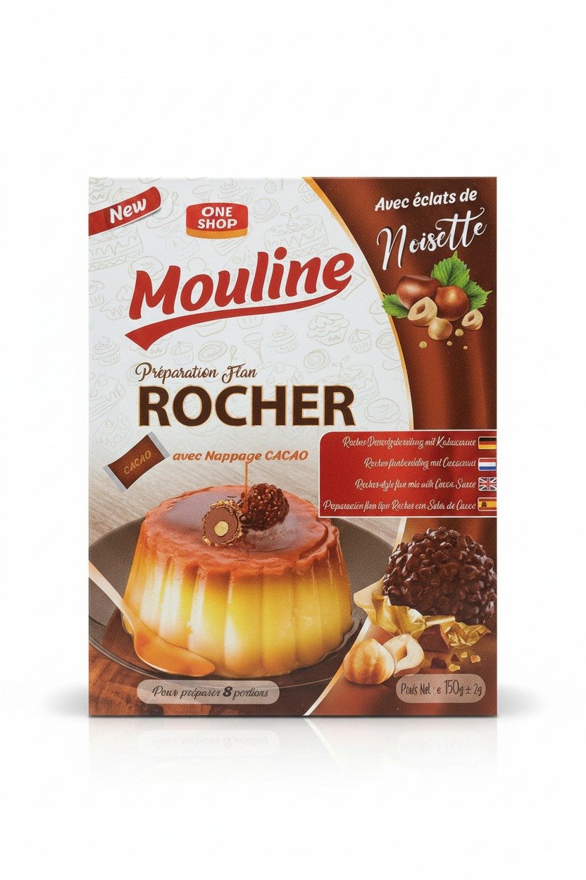 Préparation FLAN ROCHER CHOCO NOISETTES 150g