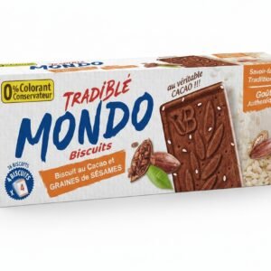 MONDO Biscuits CACAO et Graines de Sésame 130G
