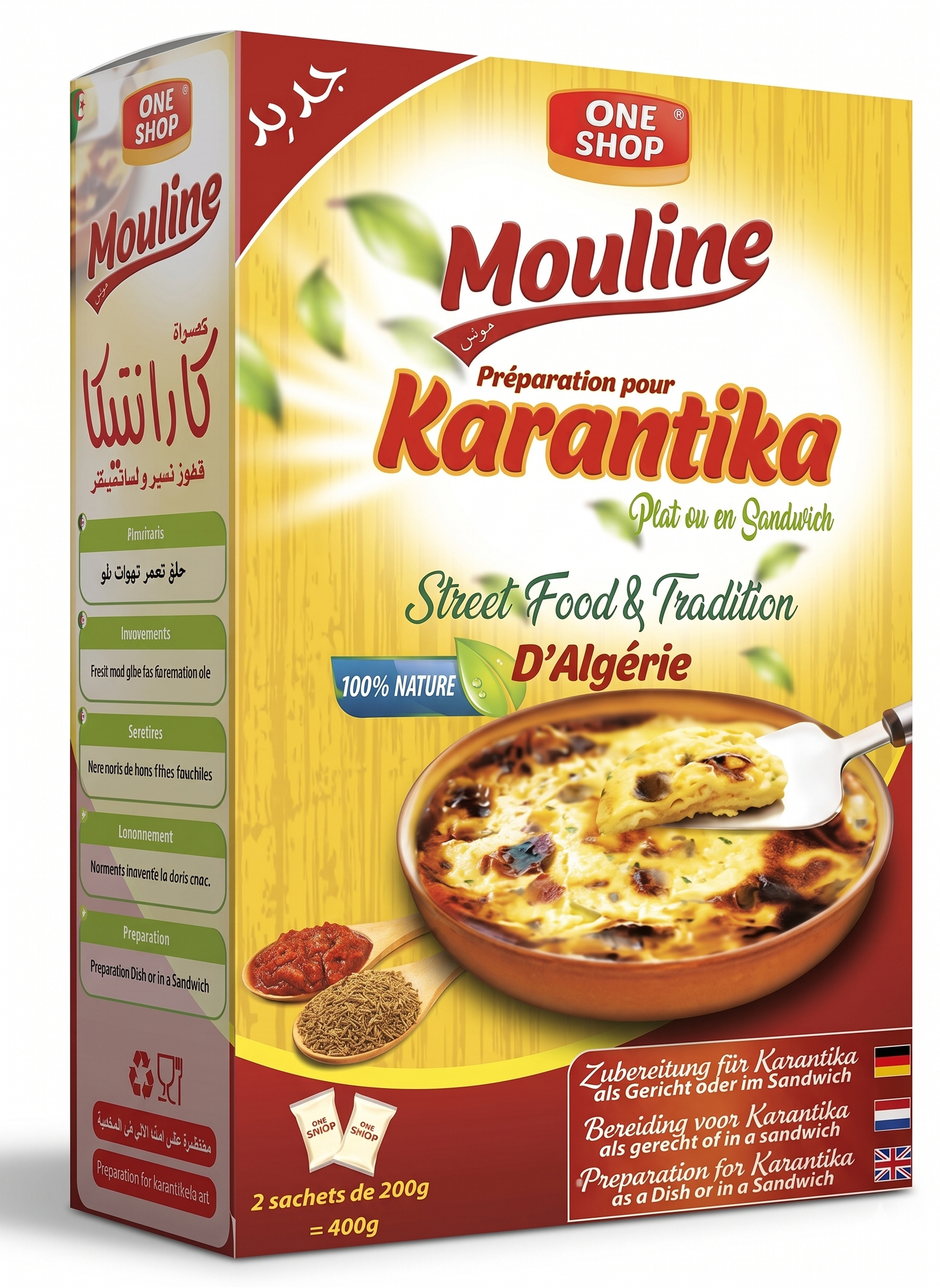 Karantika Farine de Pois chiches 400g