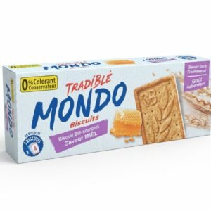 MONDO Biscuits Blé COMPLET Saveur MIEL 160g