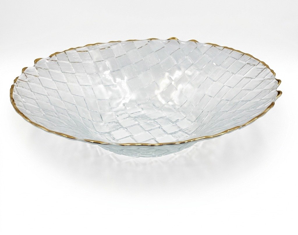 Coupe à fruit RONDE en VERRE