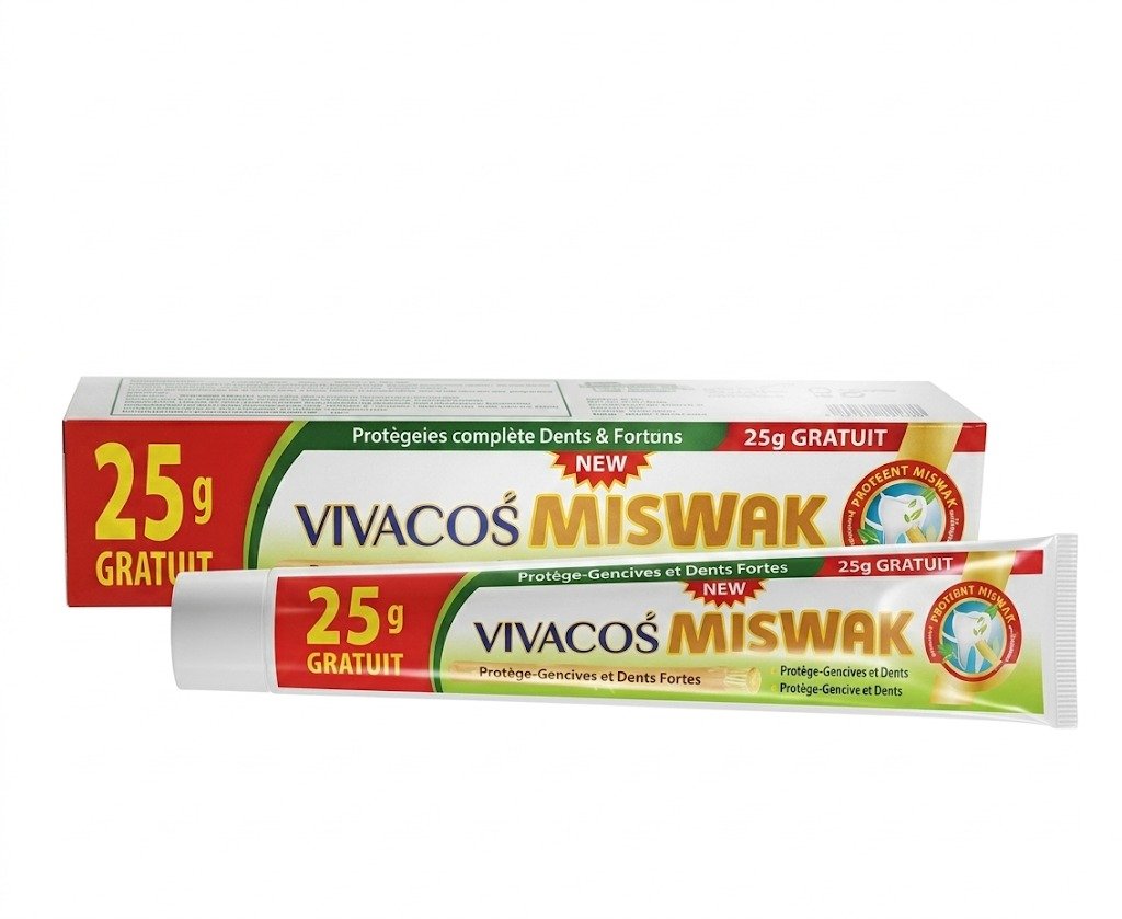 Dentifrice MISWAK 100g  (75+25G)