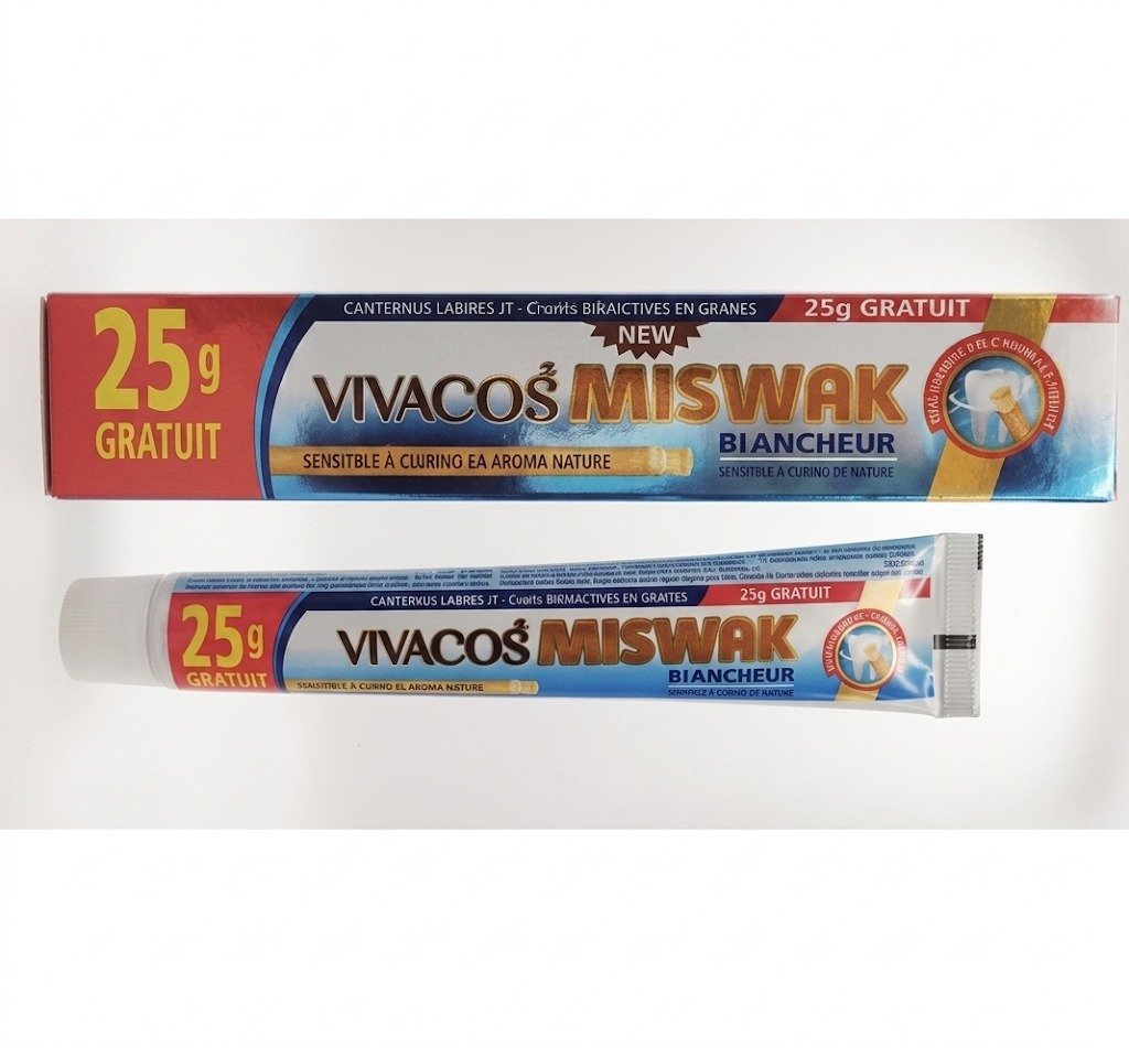 Dentifrice MISWAK Blancheur 100g (75+25g)