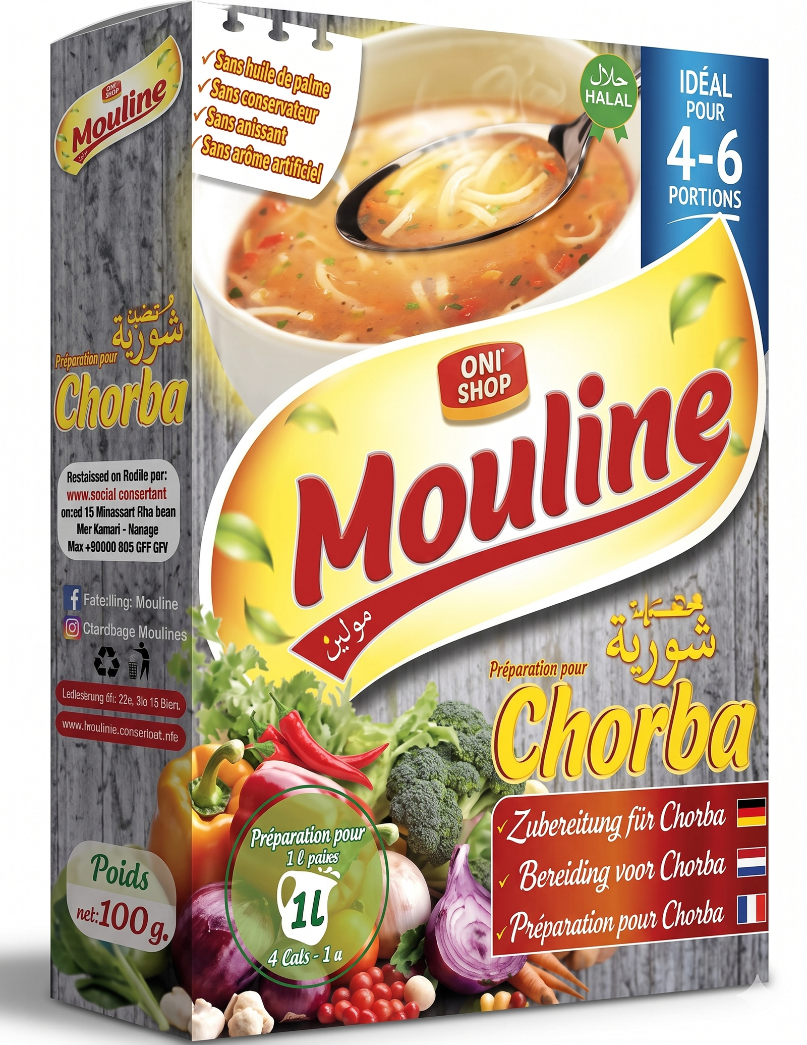 Préparation Chorba FRIK d'Algérie 100g